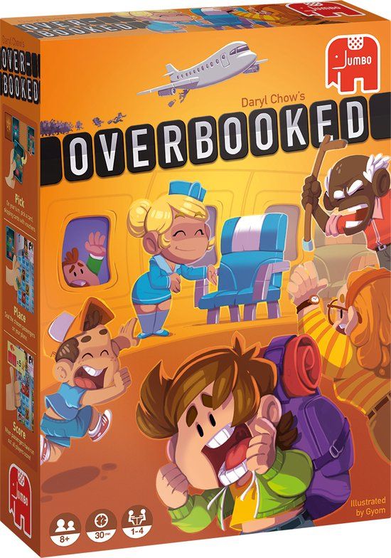 Jumbo Overbooked - Bordspel - Strategisch spel - 8+ jaar