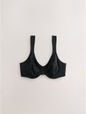 Next - Dames - DD+ Supersoft Comfort Padded Strap Minimising Full Cup Bra - Zwart
