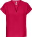 ONLY JDY Dames Effen Korte mouw Blouse Basis V-hals Bluseshirt Top JDYLION