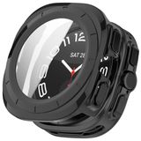 Wigento Smartwatch-Hülle + 9H Glas TPU Silikon Samsung Galaxy Watch Ultra 2 2026 47mm Schwarz
