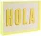 Present Time Wanddecoratie Hola Medium - Geel - 3x31x22cm - Modern