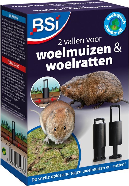 Bsi Woelmuizenval - BSI (2 stuks) zwart