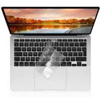 Phonillico® Toetsenbordbescherming voor Macbook Air 13 (13.3) - Transparant siliconen AZERTY-toetsenbord EU-Layout
