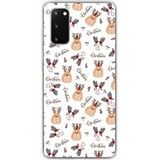 Samsung Galaxy S20 bedrukt siliconen hoesje noel mignon