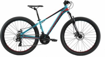 Bikestar Hardtail Alu MTB Sport Mountainbike - Turquoise - 28 Inch - 21 Speed - Unisex