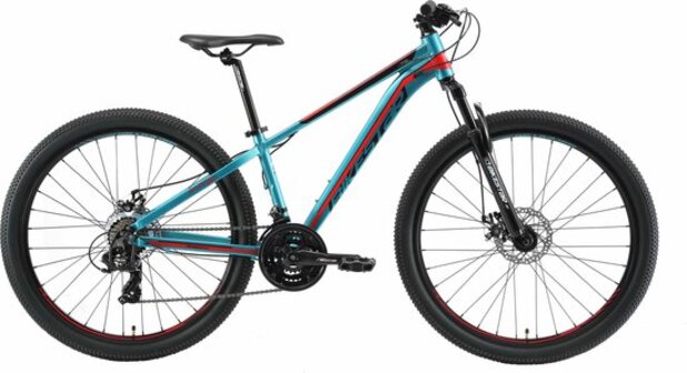 Bikestar Hardtail Alu MTB Sport Mountainbike - Turquoise - 28 Inch - 21 Speed - Unisex