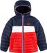 Levi's Veste matelassée mi-saison color block pour garçon Rouge, Gris 5 Ans Garçon