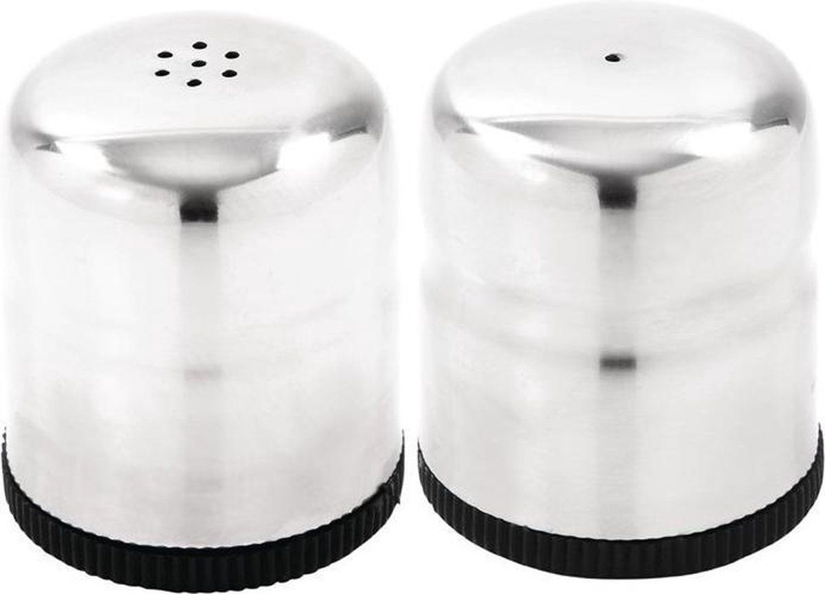 Olympia Mini Peper & Zout Set RVS