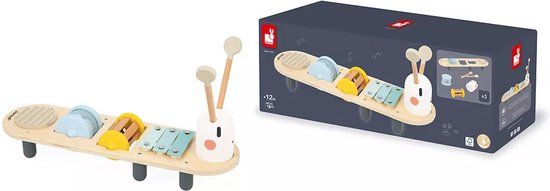 Janod Sweet Cocoon Muziektafel Rups