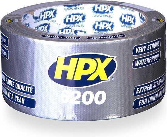 HPX Pantsertape Zilver48 mm x 10 mtr
