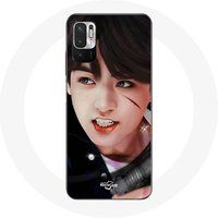 Maniacase Etui voor Xiaomi Redmi Note 10 5G BTS Bangtan Sonyeondan Jungkook Fanart