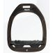 Flex-On Safe-On Stirrups for horse riding flat grip brown/black/black