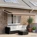 vidaXL - Tissu de remplacement - Parasol - pour - 4,5x3 - m - Taupe - Polyester
