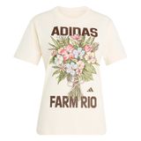 Adidas Sportswear Adidas X Farm Rio Graphic T-Shirt - Dames - Beige