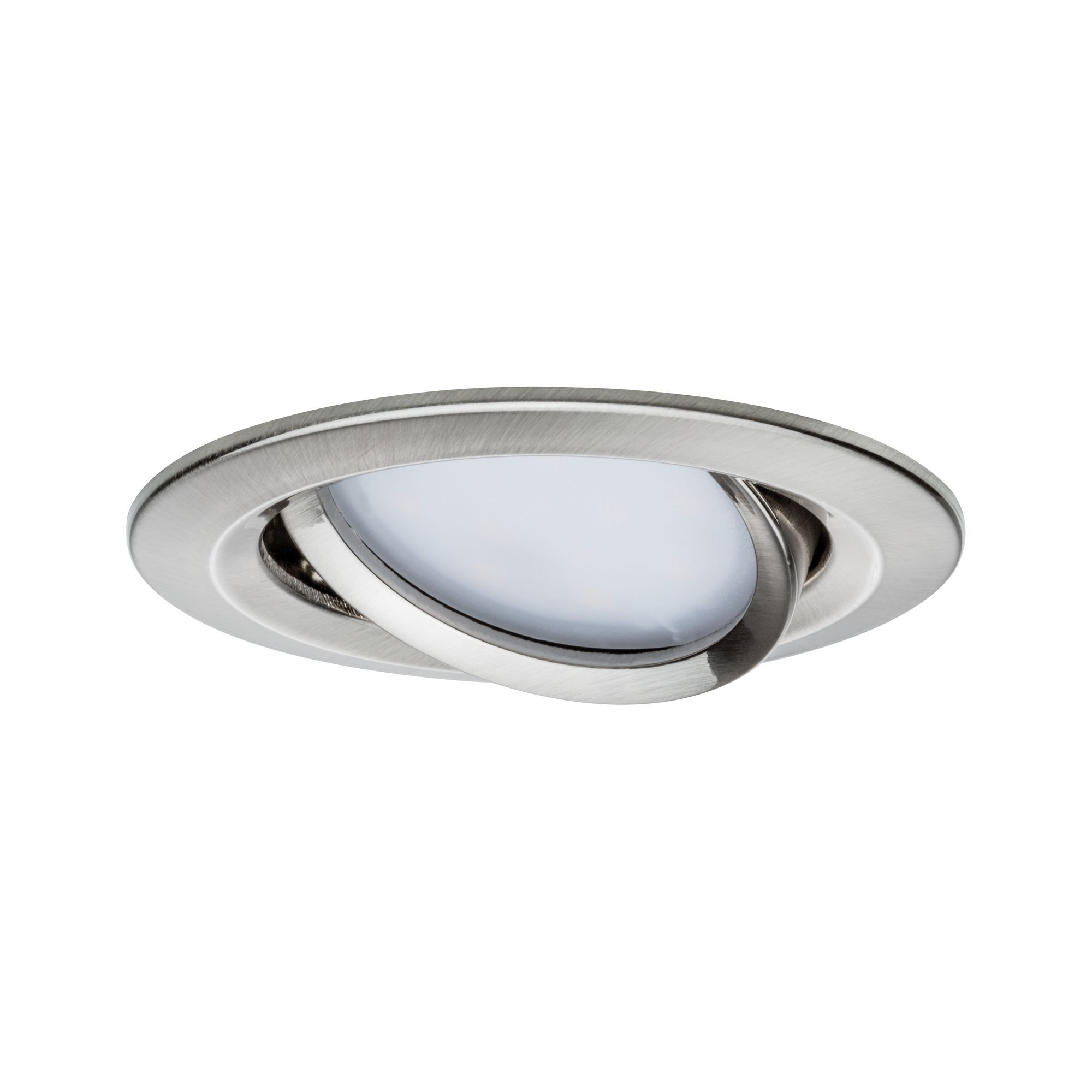 Paulmann Nova Plus - Wifi Lamp - 470 Lumen - Dimmable - Geborsteld Staal