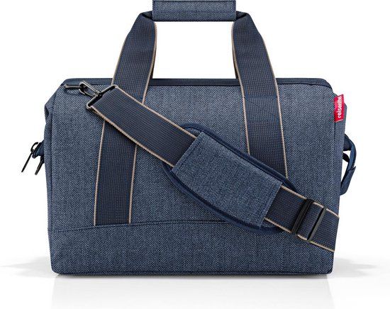 Reisenthel Allrounder M Reistas - Herringbone Donkerblauw - 30L