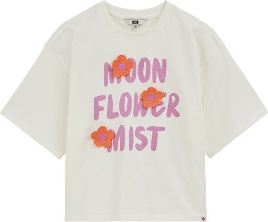 WE Fashion Meisjes T-shirt met embroidery