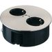 Häfele Élément de prise 230 V pivotant Prise double aspect inox