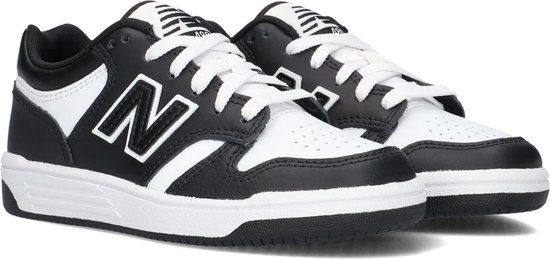 New Balance PSB480 Leather Sneakers - Boys - Black - Size 31