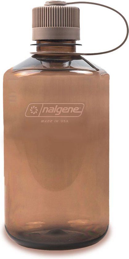 Nalgene Narrow Mouth Bottle - drinkfles - waterfles - lekvrij - 500ml - BPA free - SUSTAIN - Mocha