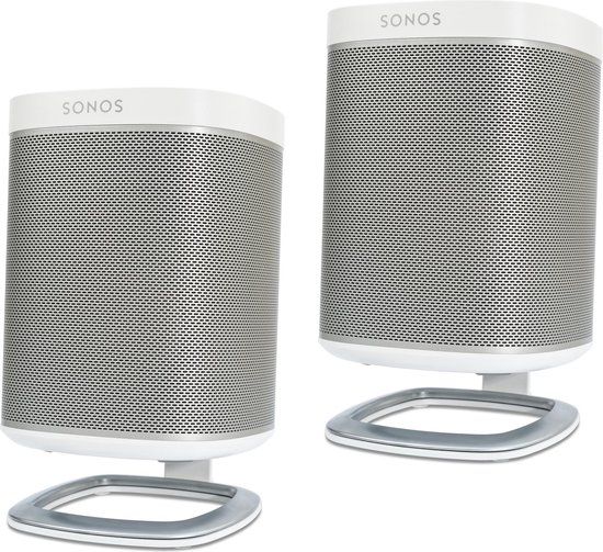 Flexson PLAY:1 Tafelstandaard Wit (Set van 2) - Geschikt voor Sonos Play:1
