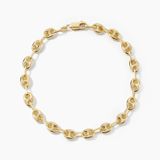 Bracelet maille Dami or jaune