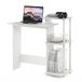 Furinno Efficient Home Laptop Notebook Computertafel, Wit/Wit