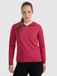 4F Dames Sweatshirt WAW25TFSWF591 Donkerroze Maat L