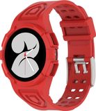 Wigento Samsung Galaxy Watch 5 Pro 45mm siliconen horlogeband met geïntegreerde behuizing