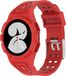Wigento Samsung Galaxy Watch 5 Pro 45mm siliconen horlogeband met geïntegreerde behuizing