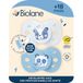 BIOLANE Anatomische speen voor dieren - Extra dunne fopspenen vanaf 18 maanden - Tweekleurig blauw