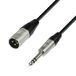 Adam Hall 4 Sterren Serie 3m Rean XLR Mannelijk naar 6.3mm Jack Stereo Microfoon Kabel