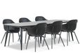 Lifestyle Garden Furniture Lifestyle Lissabon/Vienna 240 cm dining tuinset 7-delig