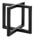 APS buffetstandaard -wood- van hout, zwart, 20 x 20 x 17,5 cm