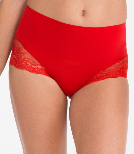SPANX Undie-tectable - Lace Hi-Hipster Rood S