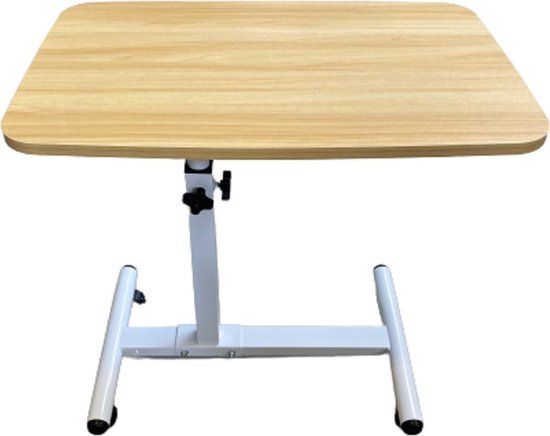 Bedtafel Industrieel - Lichtbruin - Verstelbaar