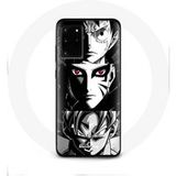 Maniacase Coque pour Samsung Galaxy S11 plus Sangoku Naruto Luffy One Piece Dragon Ball Z fond noir et blanc anime manga