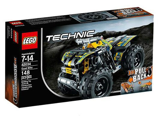LEGO Technic 42034 Quad Motor Bouwspeelgoed - Jongen - 8-10 jaar, vanaf 12 jaar, vanaf 10 jaar