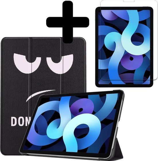 Hoesje voor iPad Air 4 2020 - Book Case - Don't Touch Me