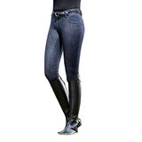 HKM PRO TEAM Miss Blink Easy rijbroek jeansblauw 44