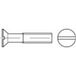 TOOLCRAFT 134262 Vis de tête M20 60 mm Fente DIN 963 Acier Zingué par électrolyse 25 pièce(s)