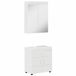 vidaXL Badkamermeubel Set TULUM Hoogglans Wit 60 x 34 x 63 cm
