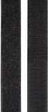 TOOLCRAFT KL25X2000C Velcro Pour coller Partie crochet et boucle (L x l) 2000 mm x 25 mm Noir 1 paire