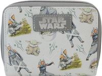 Funko Disney: Lucas Star Wars - Ahsoka & Grogu All Over Print Zip Around Wallet