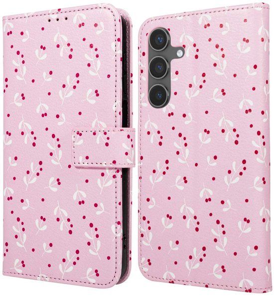 imoshion Design Bookcase voor de Samsung Galaxy S24 - Blush Berries