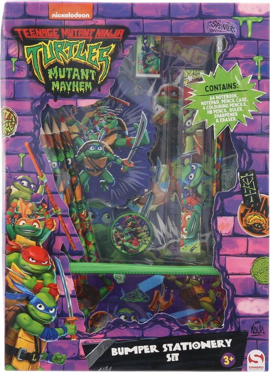 Teenage Mutant Ninja Turtles Schrijfwarenset - Meerkleurig