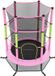 Songmics Kindertrampoline - 174 cm kindertrampoline met veiligheidsnet en randbescherming - Roze