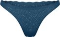 Sloggi Zero Feel kanten String - Bliss - Microfiber naadloze dames string - Seamless - Smoky Blue / S