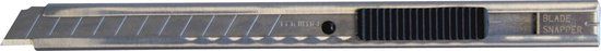Tajima LC301 - Cutter 9 mm met metalen versterking en auto-lock - Zilver
