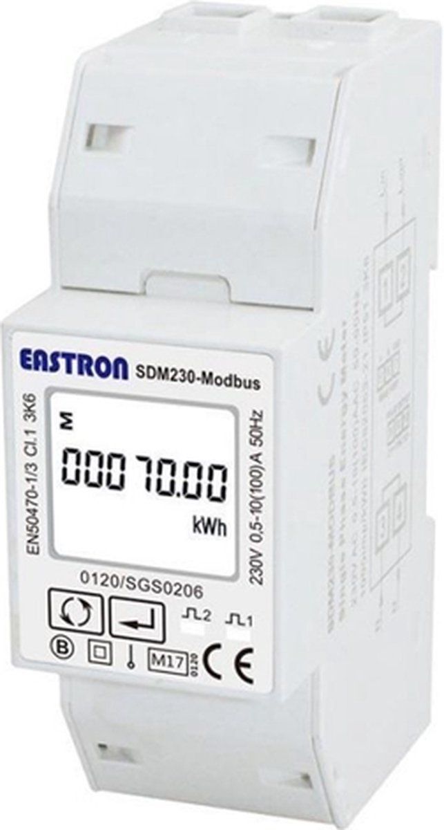 Growatt SPM-E 1 fase slimme meter - wit